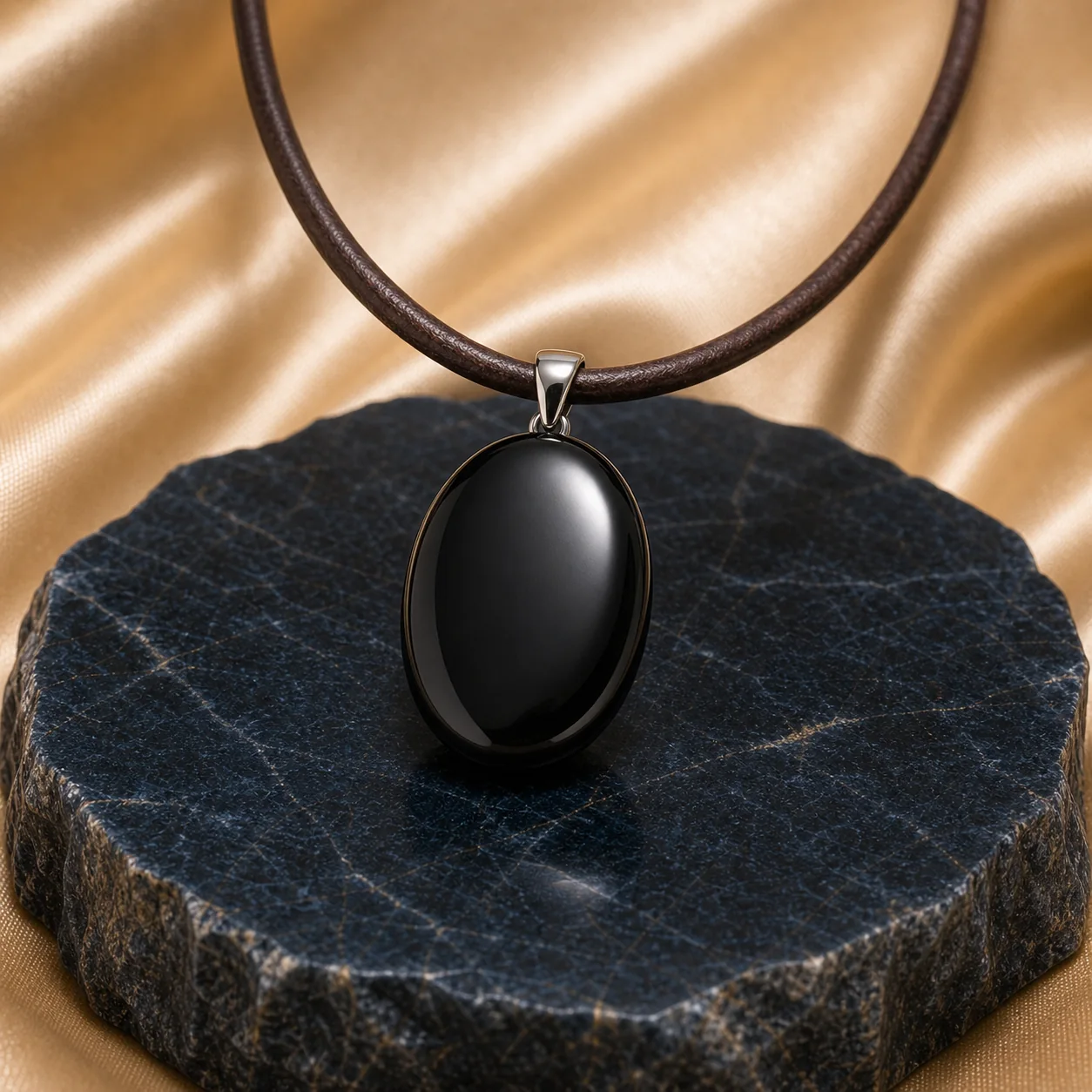 Obsidian Protection Pendant